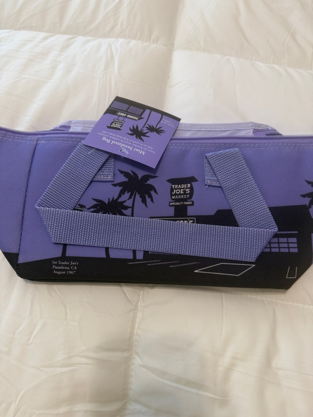 Trader Joe's Purple Mini Insulated Bag